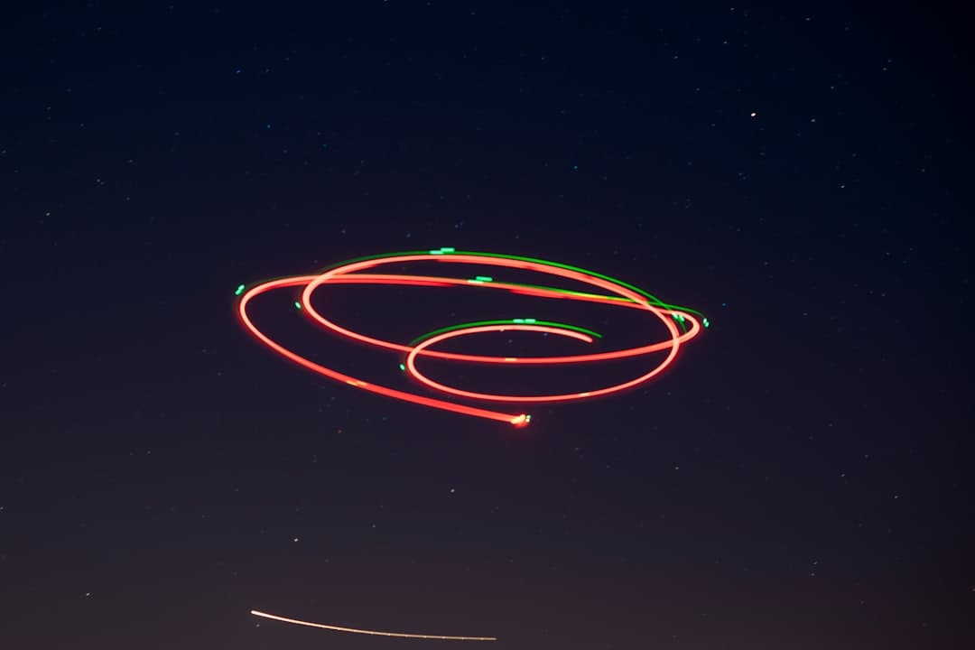 Night sky with stars