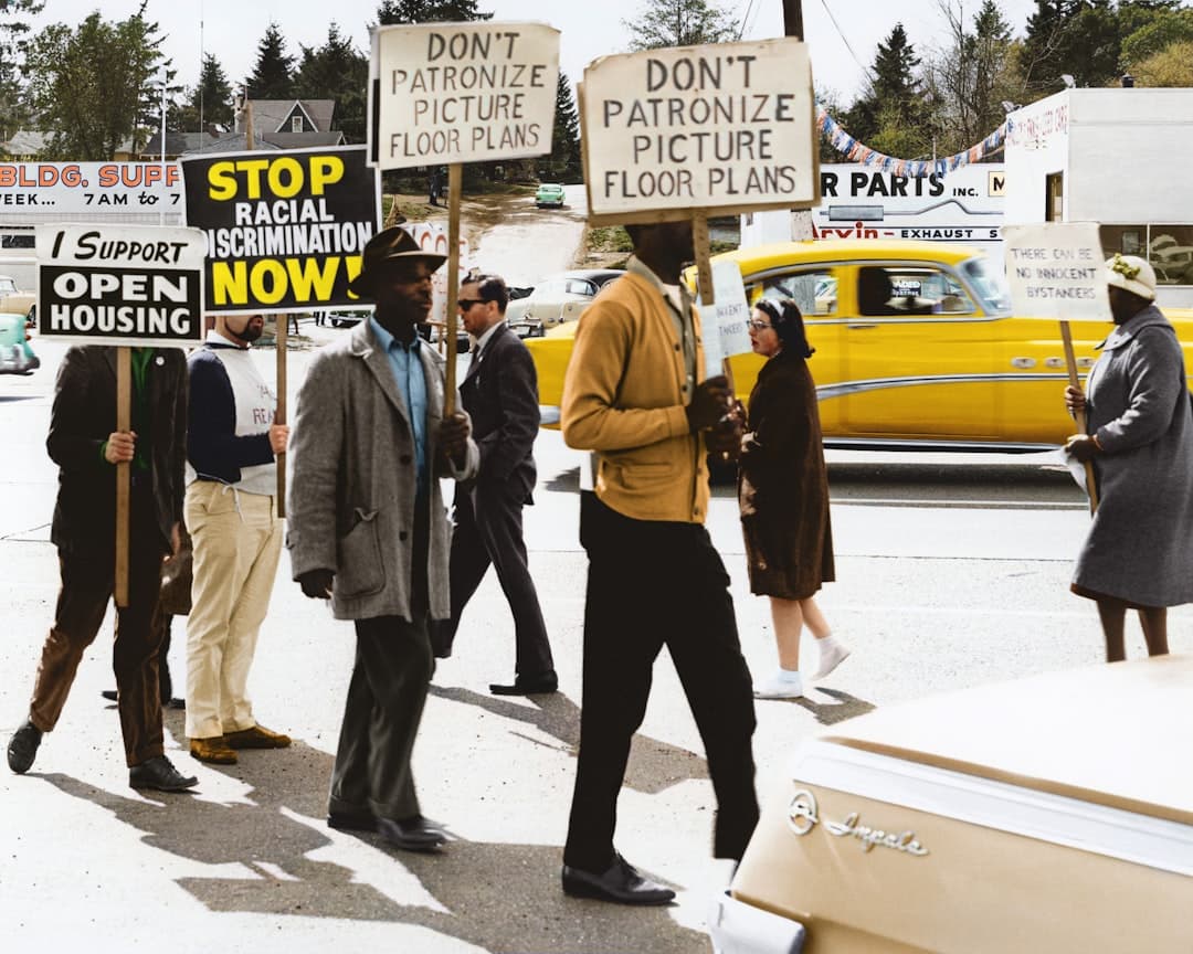 African American civil rights protest