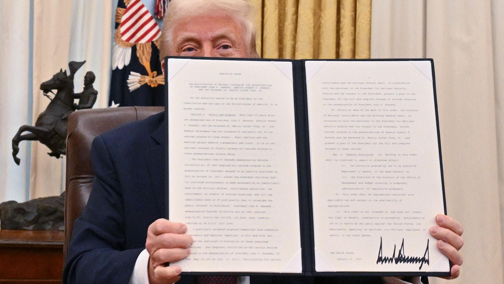 500,000 government documents declassified — JFK, RFK, MLK, and 9/11. The largest declassification in US history. — documented evidence