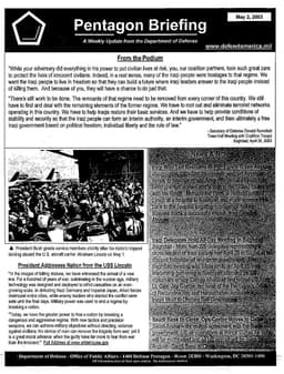 The Pentagon planted 74 retired military officers as 'independent' TV analysts to sell the Iraq War — documented evidence