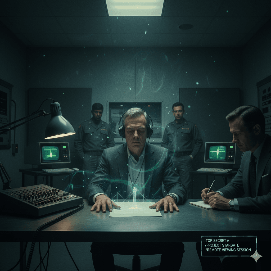 The CIA ran a secret $20M psychic spy program (Stargate Project) for 20 years — declassified in 2017 — documented evidence