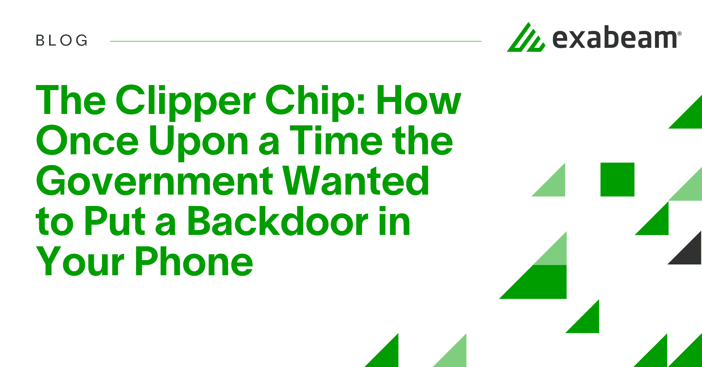 The US government tried to mandate a backdoor in every phone with the Clipper Chip — and the NSA key escrow system was cracked — documented evidence