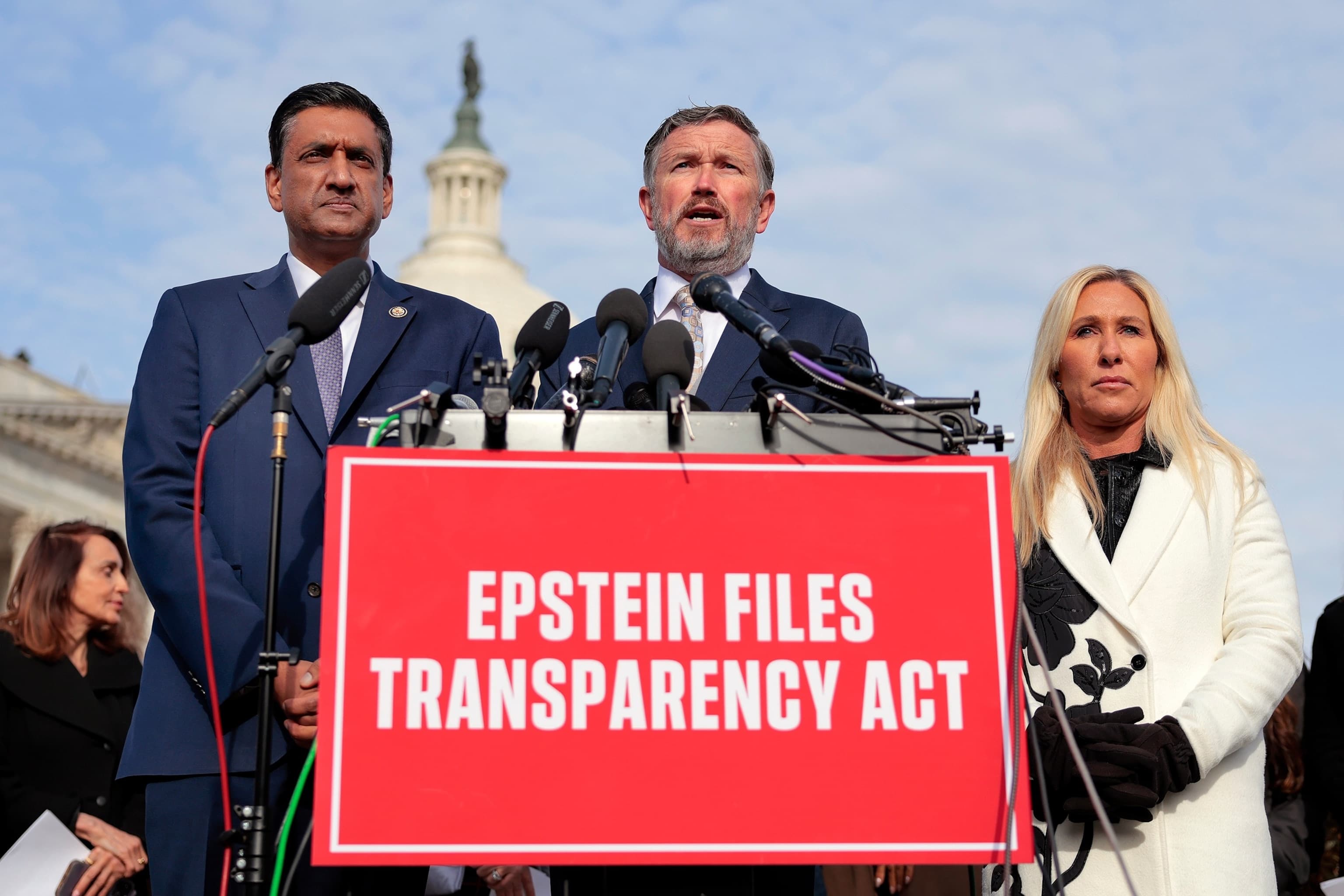 DOJ published 3.5 million pages of Epstein files under the Transparency Act — the largest document dump in sex trafficking history — documented evidence