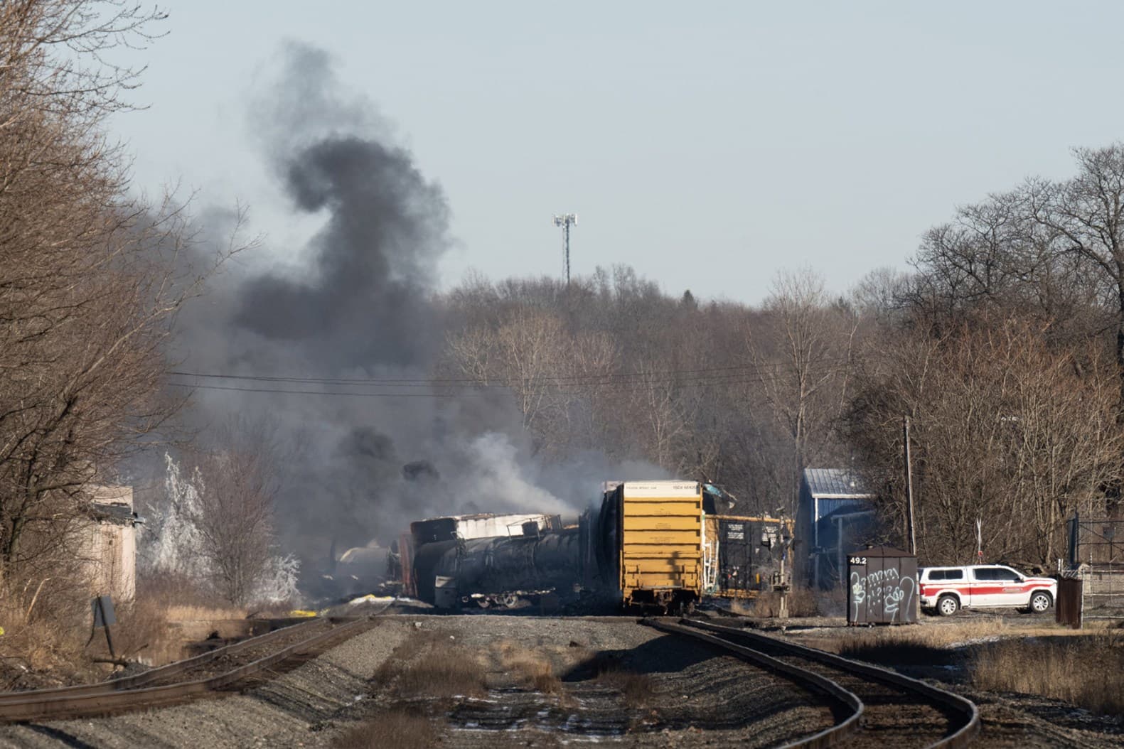 Norfolk Southern's controlled burn of vinyl chloride in East Palestine released dioxins — EPA delayed testing and downplayed health risks for months — documented evidence