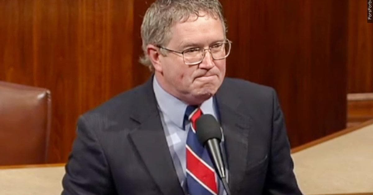 Thomas Massie: 'This spans four presidents — it's a two decades long cover-up' — documented evidence