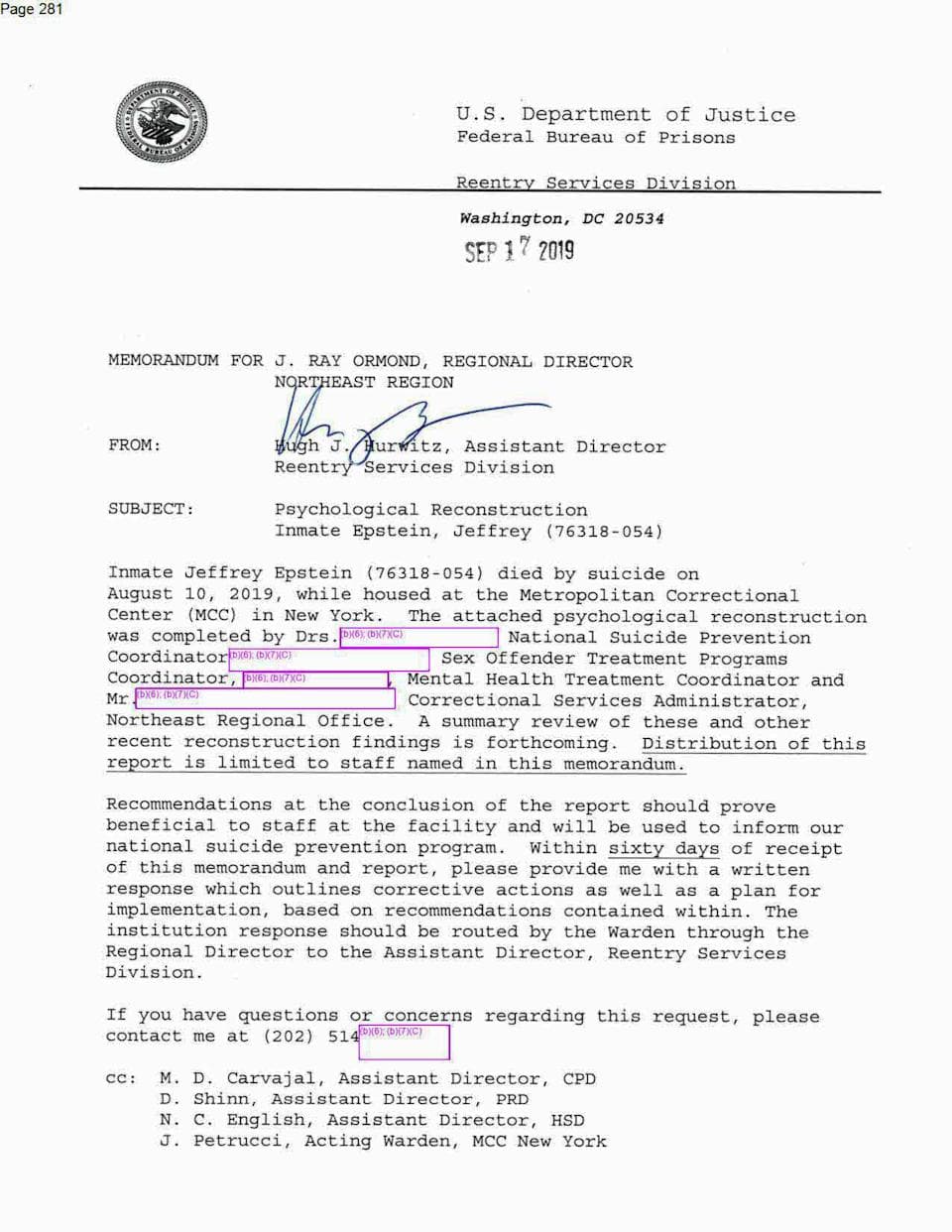 Epstein's death statement was dated August 9 — the day before his body was officially found on August 10 — documented evidence