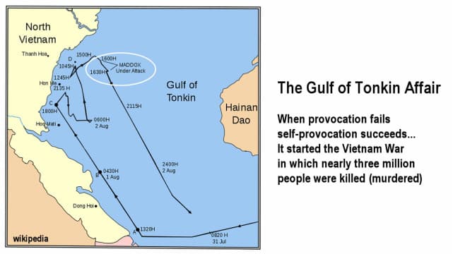 The Gulf of Tonkin incident that justified US escalation in Vietnam was fabricated — documented evidence