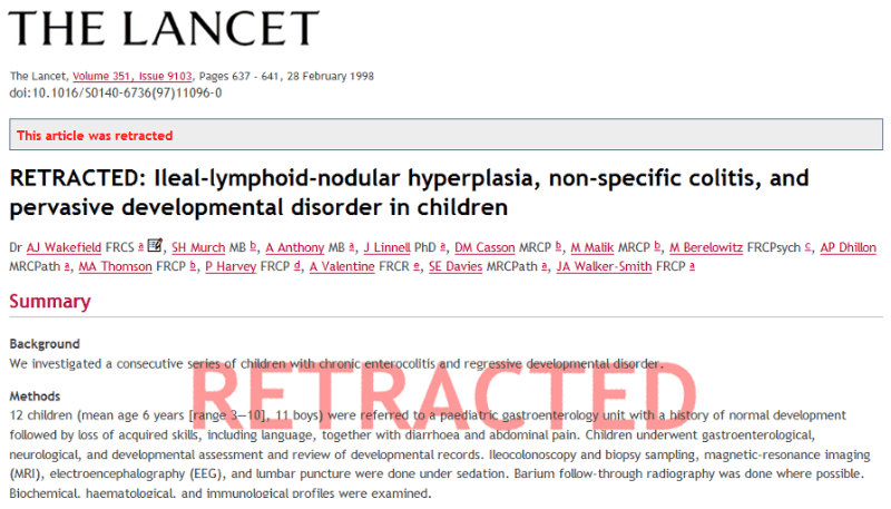 The Lancet published a fraudulent study against hydroxychloroquine using fabricated data from a shell company, derailing clinical trials worldwide — documented evidence