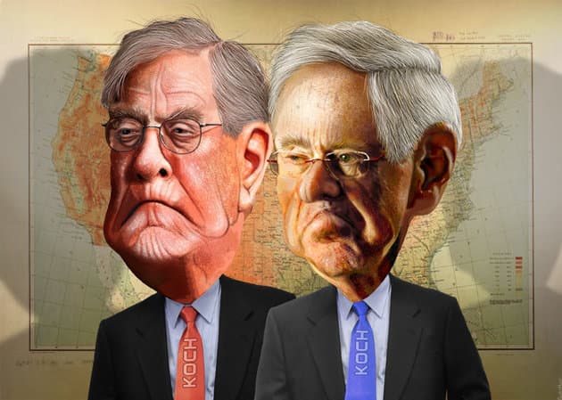 Koch brothers poured $145+ million into climate denial groups, creating a web of 'dark money' think tanks to obstruct climate action — documented evidence