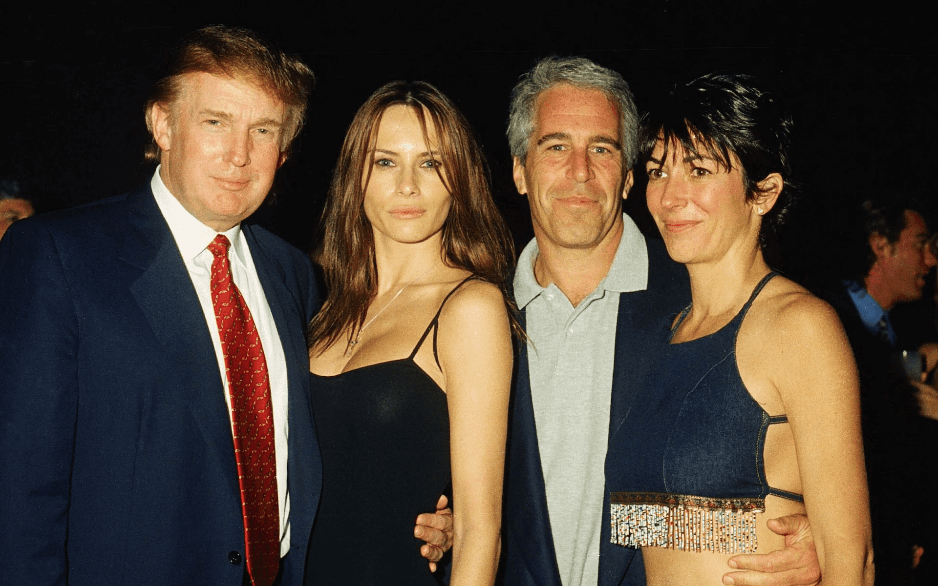 Melania denied being friends with Epstein — a framed photo of her with him and Maxwell was found hanging in his Manhattan mansion — documented evidence