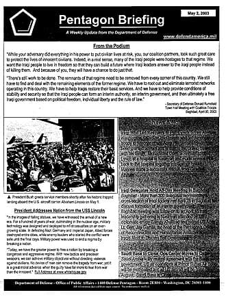 The Pentagon planted 74 retired military officers as 'independent' TV analysts to sell the Iraq War — documented evidence