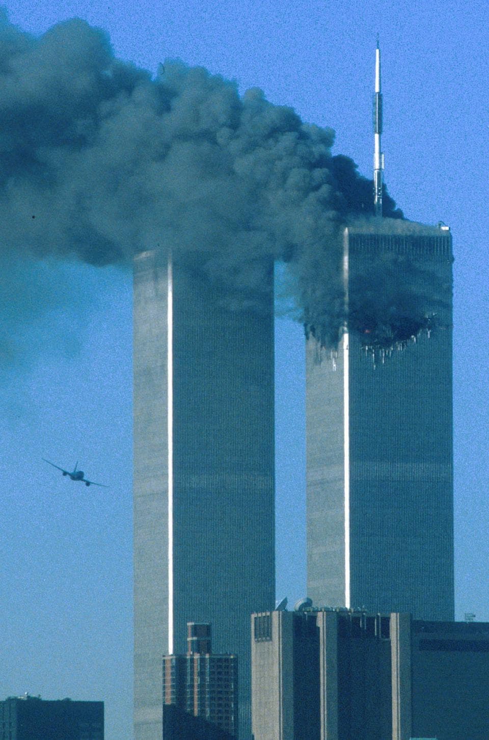 Video shows what happens when a plane hits a firetruck — and people are asking how the same physics knocked down the Twin Towers — documented evidence