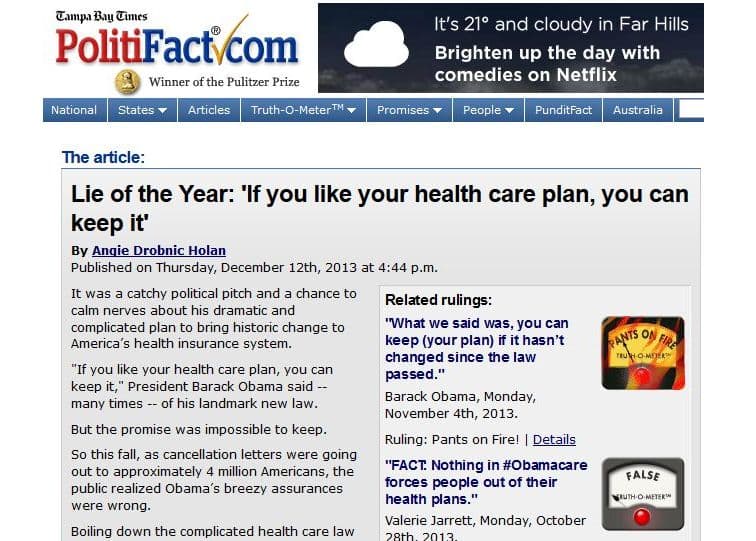 PolitiFact named 2025 'The Year of the Lies' — there were so many they couldn't pick just one — documented evidence