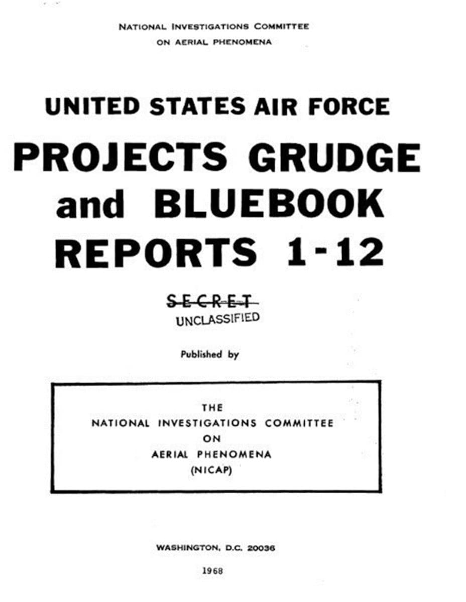 The Air Force's first UFO study (Project Sign) concluded UFOs were extraterrestrial — the report was ordered destroyed — documented evidence