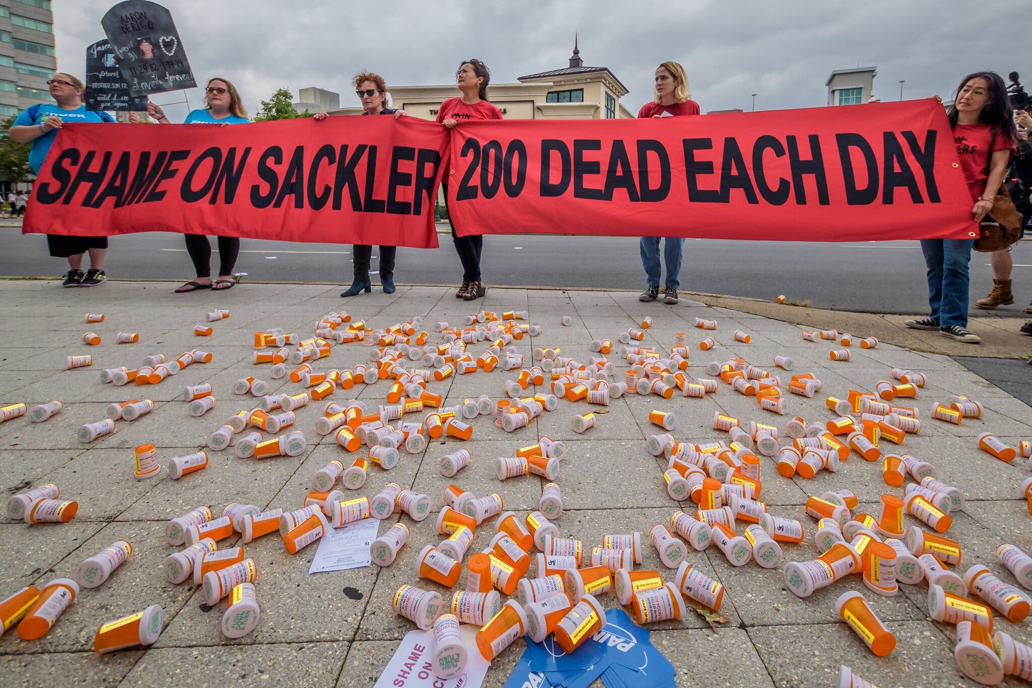Purdue Pharma sentenced April 22, 2026: Sacklers pay up to $7B, company forfeits $225M — no family member faces criminal charges for 900,000 opioid deaths — documented evidence