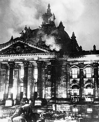 The Nazis exploited (and possibly orchestrated) the Reichstag fire to suspend civil liberties and seize total power — documented evidence