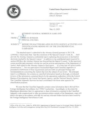 Russiagate was the biggest media failure in a generation — the Durham Report confirmed the FBI never had evidence — documented evidence