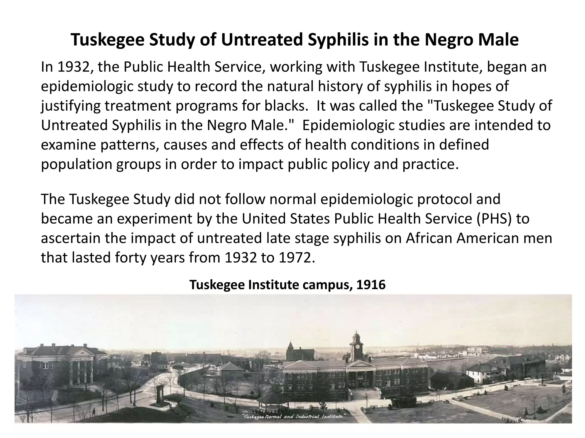 US told 399 Black men they were treated while withholding syphilis cure for 40 years