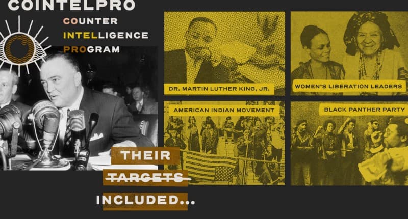 FBI COINTELPRO Operations Illegally Surveilled and Disrupted Civil Rights Groups — documented evidence