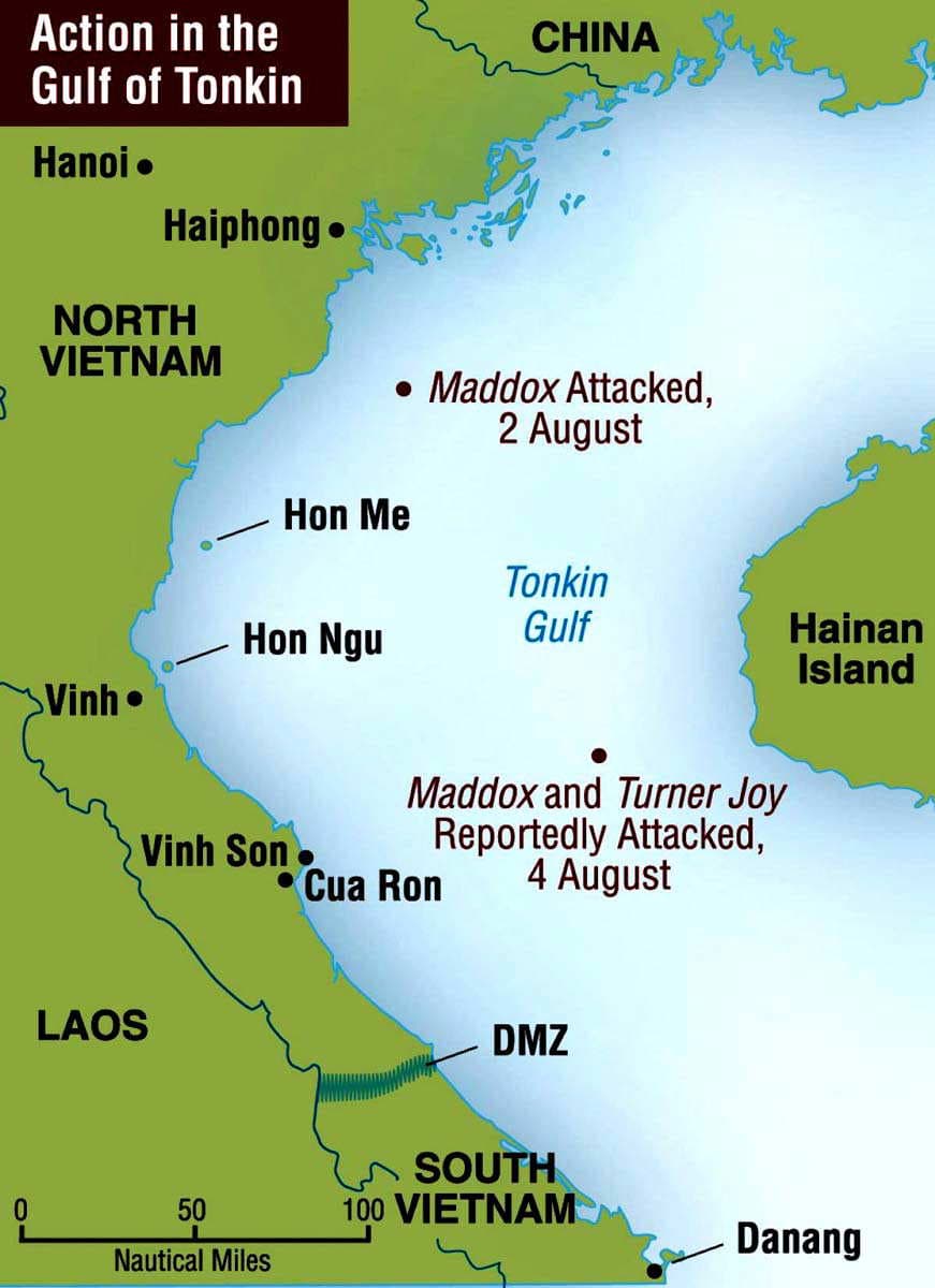 Gulf of Tonkin Incident - NSA Fabricated Second Attack to Justify Vietnam War — documented evidence