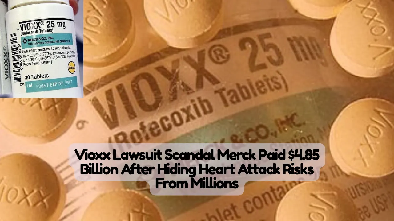 Merck hid Vioxx heart attack risks for years while promoting cardiovascular safety — documented evidence