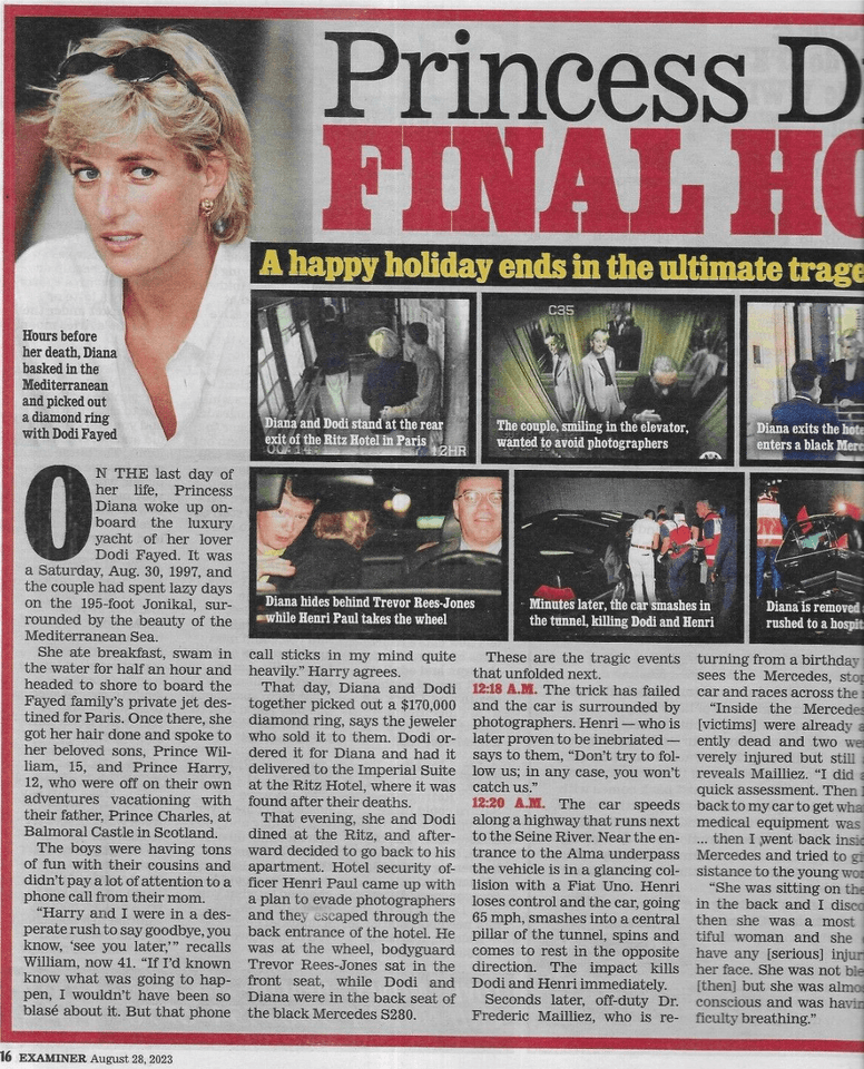 NSA illegally spied on Princess Diana's phone calls before her death — documented evidence