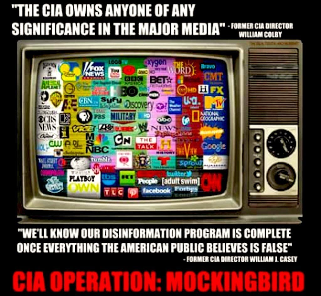 Operation Mockingbird embedded CIA assets in major news organizations to influence coverage — documented evidence
