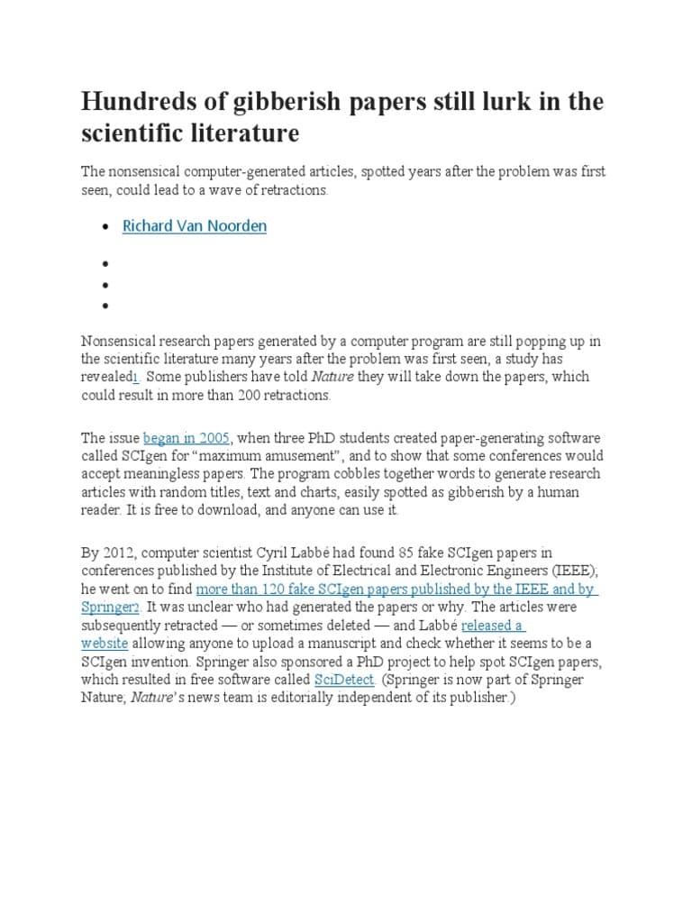 Hundreds of scientific papers retracted for fake peer reviews — authors secretly reviewed their own papers under fabricated identities