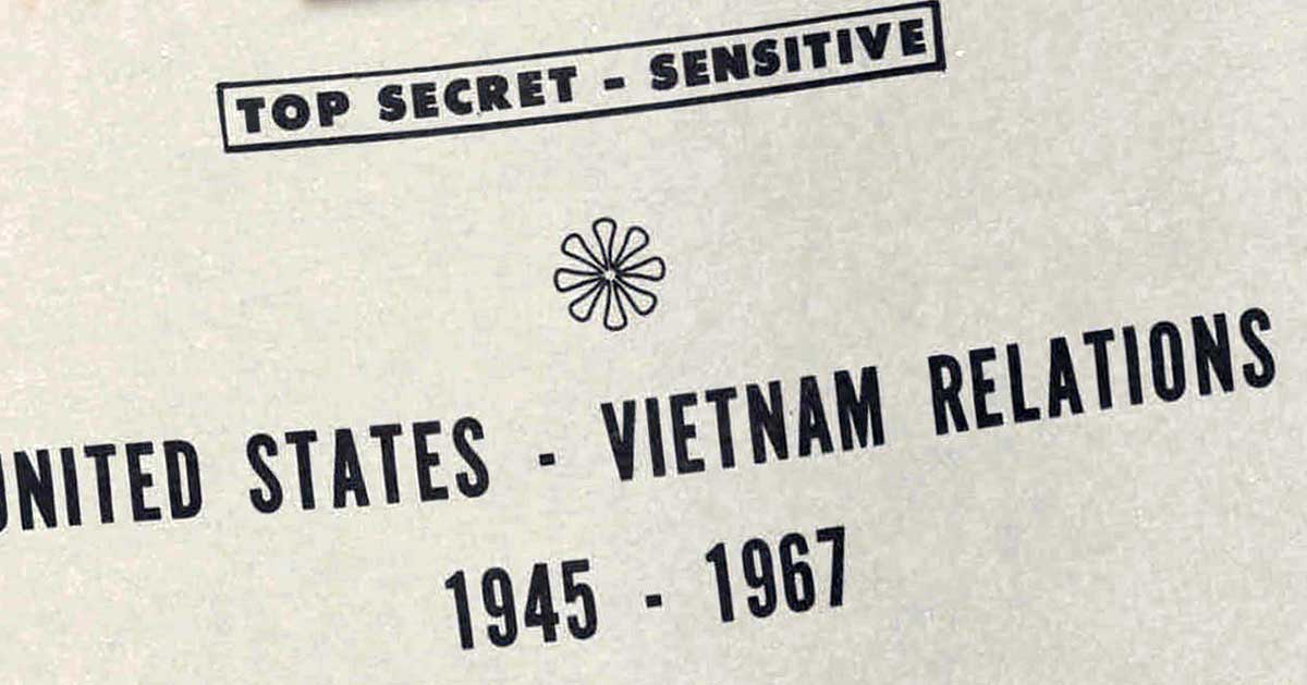 Pentagon Papers revealed systematic government deception about Vietnam War progress — documented evidence