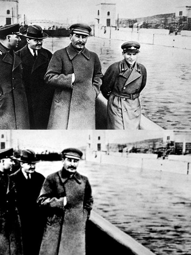 Soviet Union Doctored Photos and Erased Purged Officials from Historical Records — documented evidence