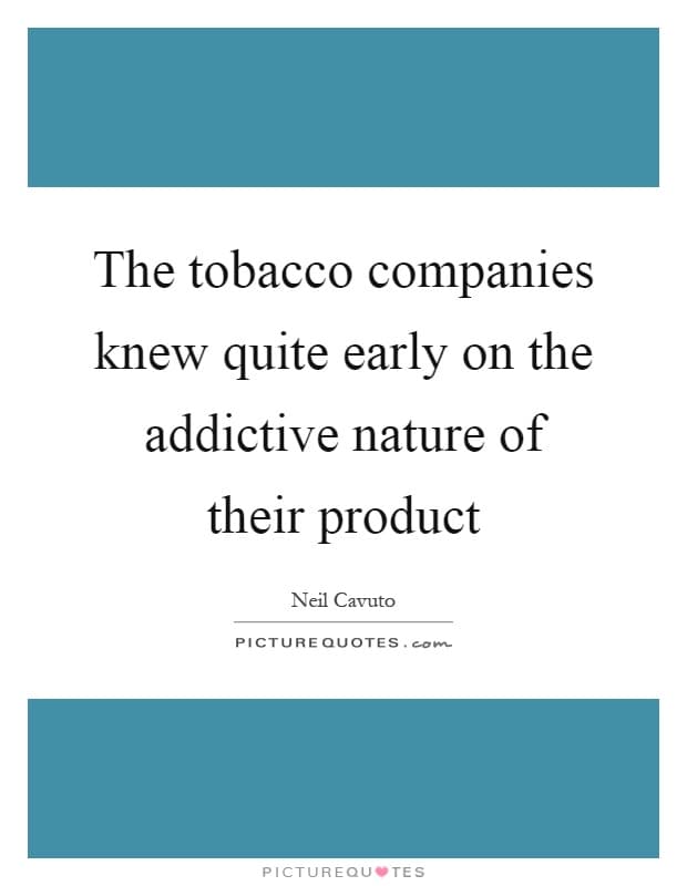 Tobacco companies knew nicotine was addictive decades before admitting it publicly